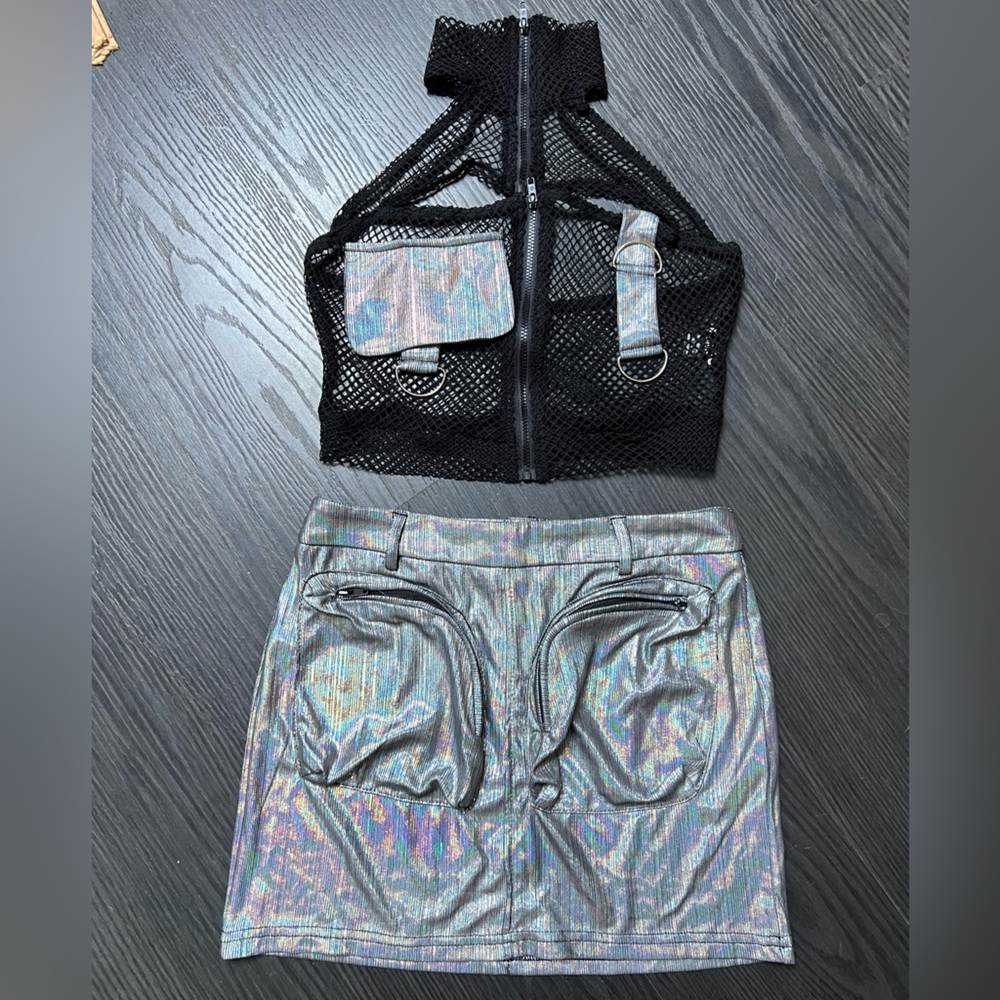 Rave fishnet set